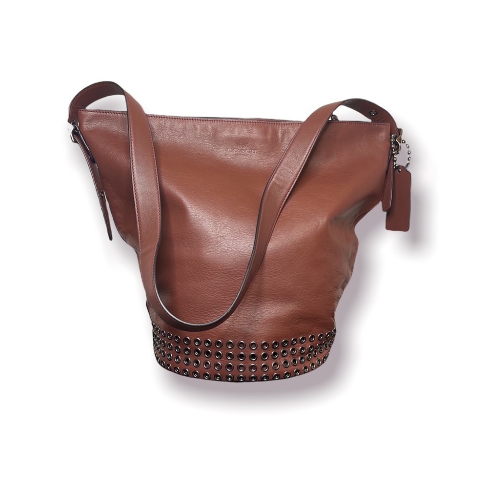 NWT Coach BLEECKER GROMMETS DUFFLE SHOULDER BAG - Picture 2 of 7